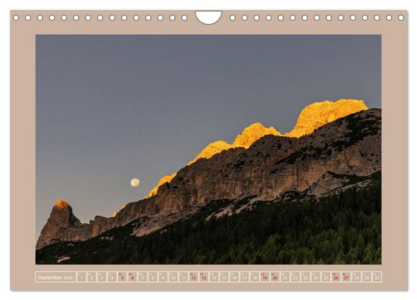 Produktbild: S&uuml;dtiroler Dolomiten (Wandkalender 2026 DIN A4 quer), CALVENDO Monatskalender
