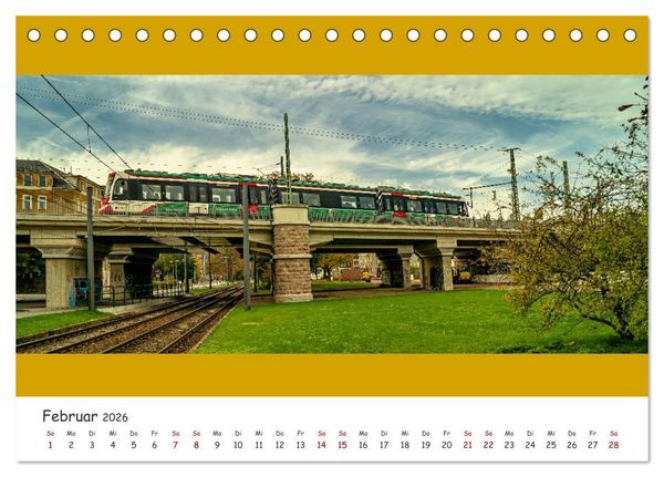 Produktbild: Die Citylink Chemnitz Panorama Ansichten (Tischkalender 2026 DIN A5 quer), CALVENDO Monatskalender