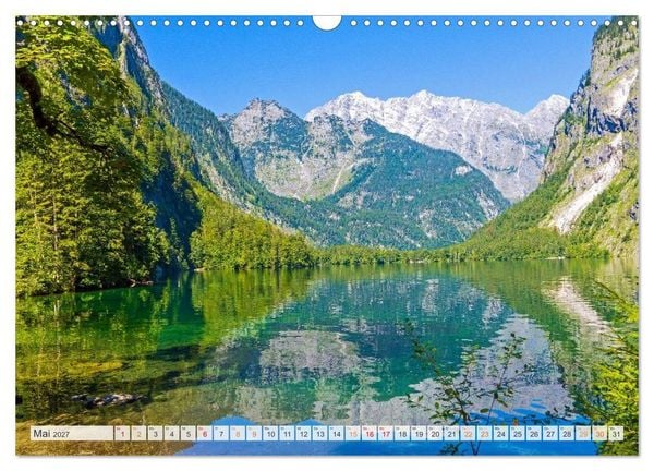 Produktbild: Berchtesgadener Land - Welt der Berge und Seen (Wandkalender 2027 DIN A3 quer), CALVENDO Monatskalender