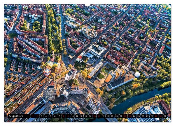 Produktbild: Hannover - Luftige Einblicke (Wandkalender 2026 DIN A2 quer), CALVENDO Monatskalender