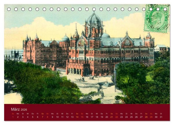 Produktbild: Altes Indien um 1900 (Tischkalender 2026 DIN A5 quer), CALVENDO Monatskalender