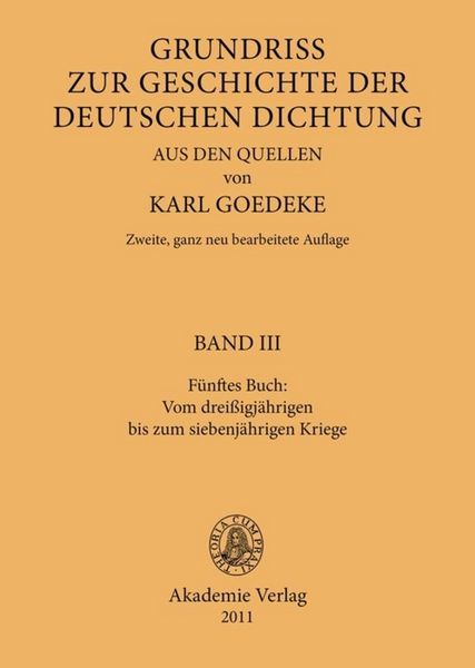 Produktbild: F&uuml;nftes Buch: Vom dreissigj&auml;hrigen bis zum siebenj&auml;hrigen Kriege