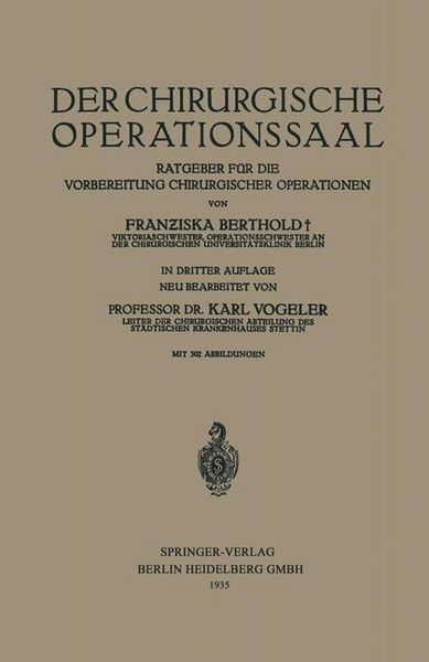 Produktbild: Der Chirurgische Operationssaal