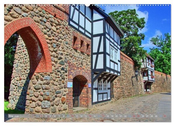 Produktbild: Neubrandenburg - Stadt der 4 T&uuml;rme (hochwertiger Premium Wandkalender 2026 DIN A2 quer), Kunstdruck in Hochglanz