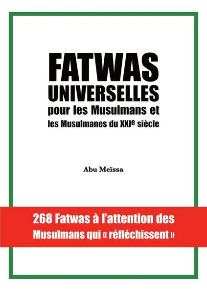 Produktbild: Fatwas universelles pour les