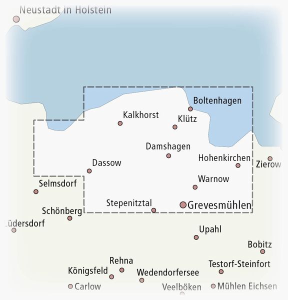 Produktbild: Publicpress Rad- und Wanderkarte Ostseebad Boltenhagen, Kl&uuml;tzer Winkel 1:30.000
