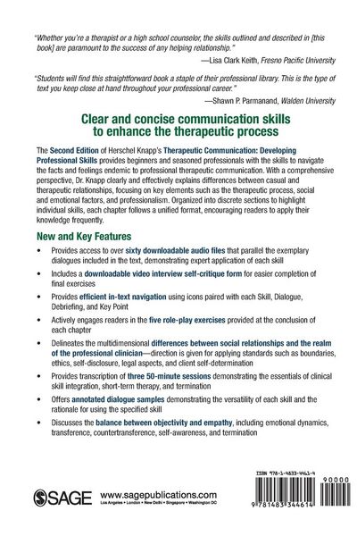Produktbild: Therapeutic Communication