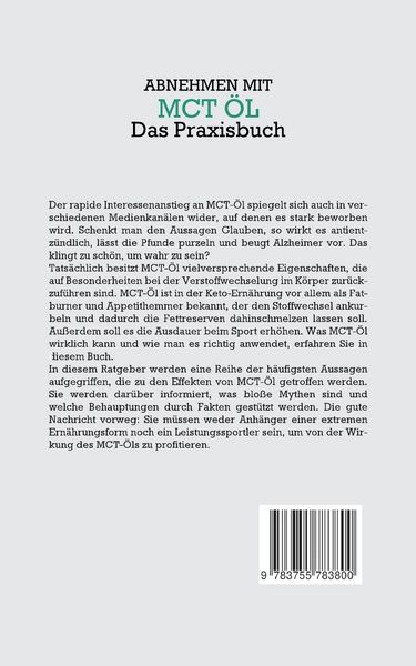 Produktbild: Abnehmen mit MCT &Ouml;l - Das Praxisbuch