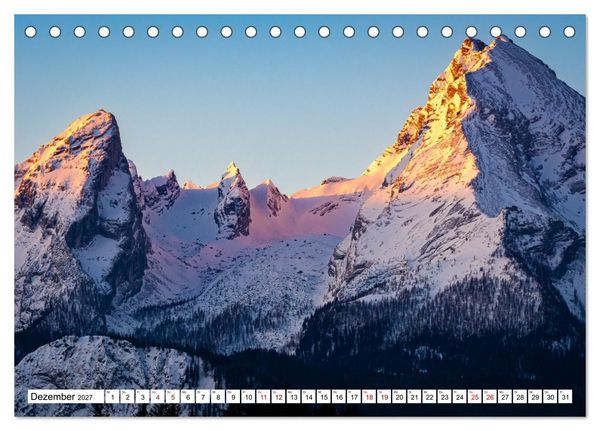 Produktbild: Berchtesgadener Alpen - Landschaften zum Tr&auml;umen (Tischkalender 2027 DIN A5 quer), CALVENDO Monatskalender