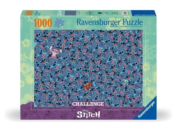 Produktbild: Erwachsenenpuzzle 1000 Teile - Disney Stitch Challenge