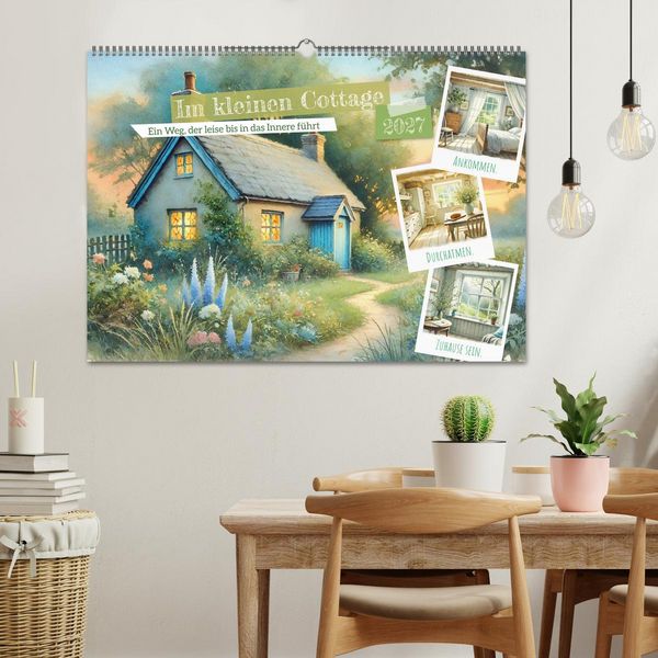 Produktbild: Im kleinen Cottage (Wandkalender 2027 DIN A2 quer), CALVENDO Monatskalender