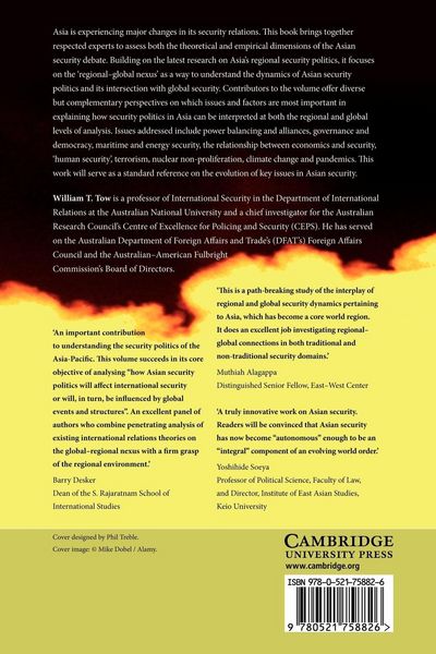Produktbild: Security Politics in the Asia-Pacific
