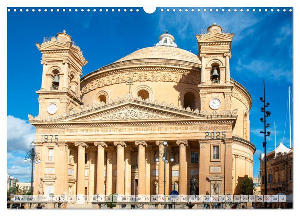 Produktbild: Malta - Wo Geschichte lebendig ist (Wandkalender 2026 DIN A3 quer), CALVENDO Monatskalender