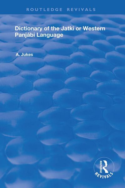 Produktbild: Dictionary of the Jatki or Western Panj&aacute;bi Language