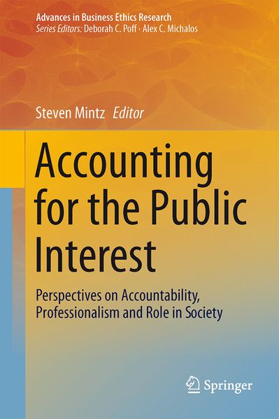 Produktbild: Accounting for the Public Interest