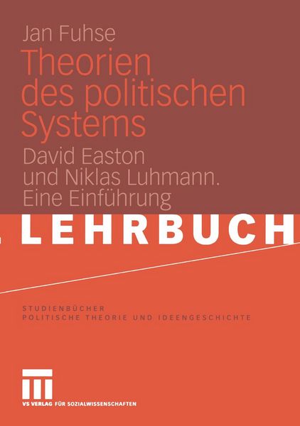 Produktbild: Theorien des politischen Systems