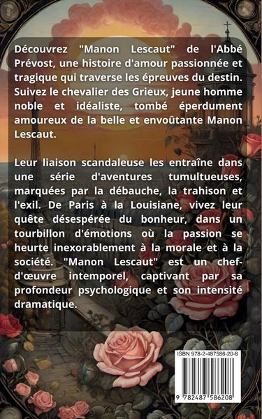 MANON LESCAUT (avec biographie de l'auteur)