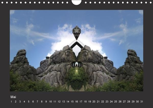 Produktbild: Spiegelwelten - die Externsteine (Wandkalender immerw&auml;hrend DIN A4 quer)