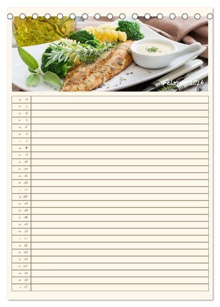 Produktbild: Guten Appetit (Tischkalender 2026 DIN A5 hoch), CALVENDO Monatskalender
