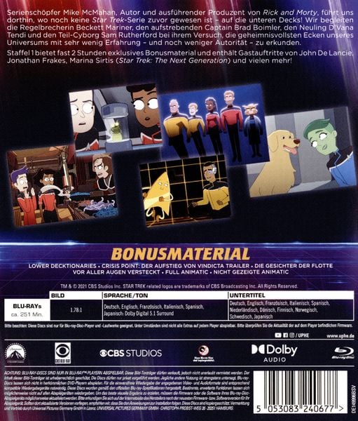 Produktbild: STAR TREK: Lower Decks - Staffel 1 [2 BRs]