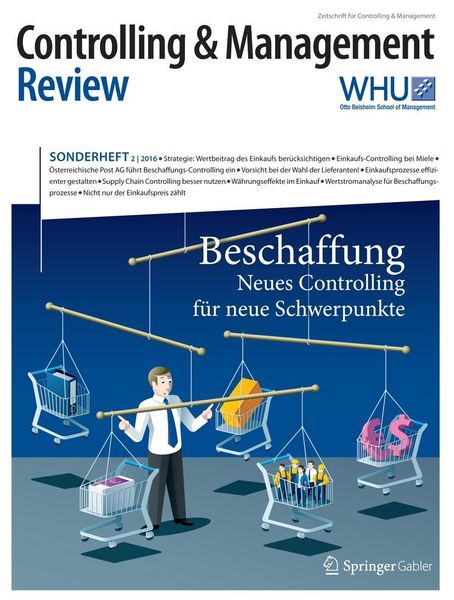 Produktbild: Controlling & Management Review Sonderheft 2-2016