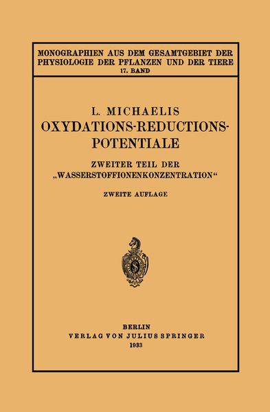 Produktbild: Oxydations-Reductions-Potentiale