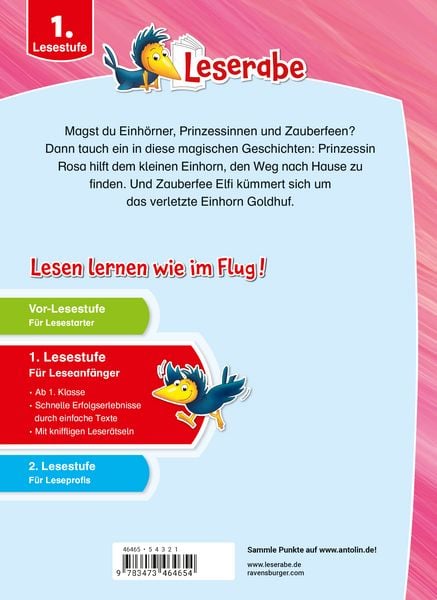 Produktbild: Leserabe Sonderausgaben - Zauberhafte Einhorngeschichten