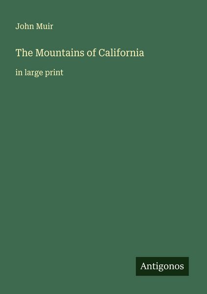 Produktbild: The Mountains of California