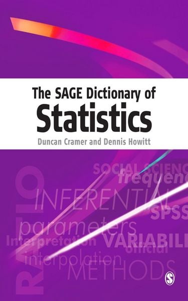 Produktbild: The SAGE Dictionary of Statistics