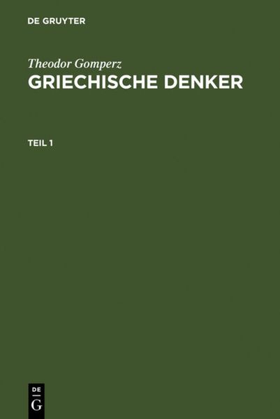 Produktbild: Griechische Denker