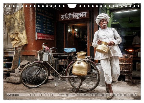 Produktbild: Alltag in Indien (Wandkalender 2026 DIN A4 quer), CALVENDO Monatskalender