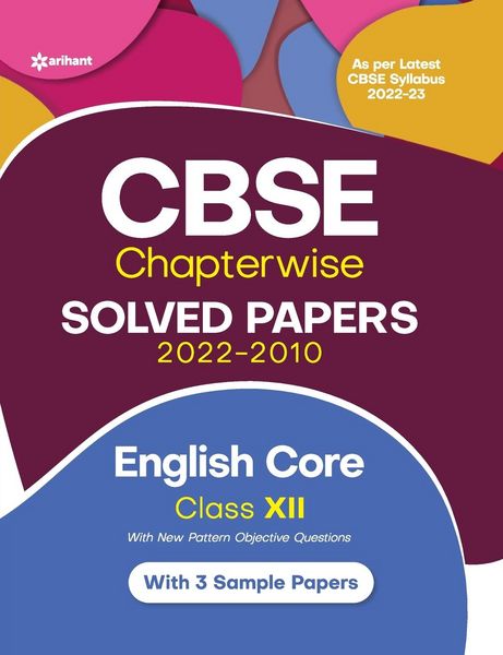 Produktbild: CBSE English Core Chapterwise Solved Papers Class 12 for 2023 Exam (As per Latest CBSE syllabus 2022-23)