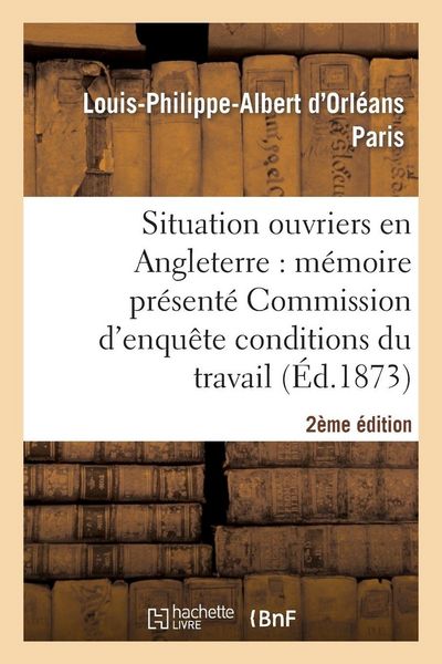 Produktbild: De la situation des ouvriers en Angleterre (2e &eacute;dition)