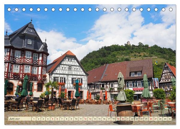 Produktbild: Heppenheim im Laufe der Jahreszeiten (Tischkalender 2027 DIN A5 quer), CALVENDO Monatskalender