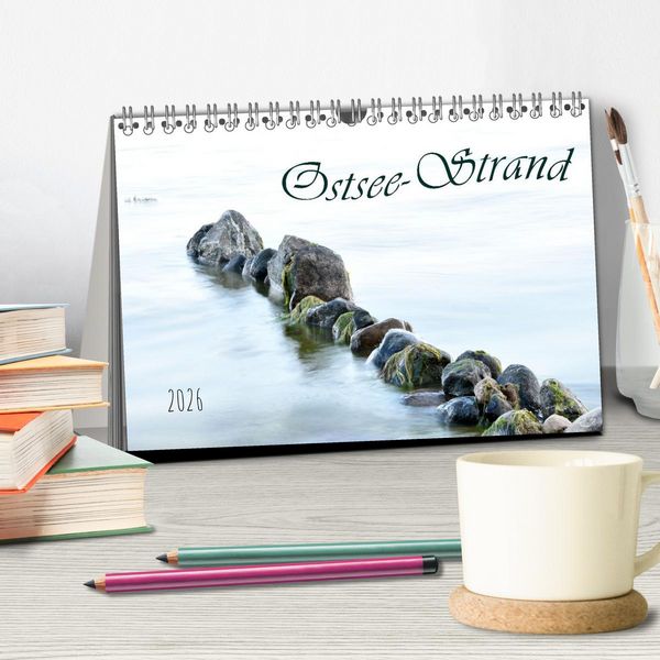 Produktbild: Ostsee-Strand (Tischkalender 2026 DIN A5 quer), CALVENDO Monatskalender
