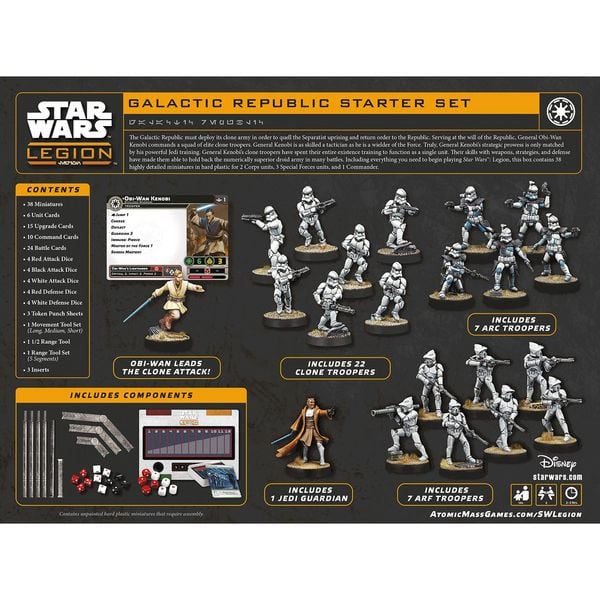 Produktbild: Star Wars: Legion - Galactic Republic Starter Set