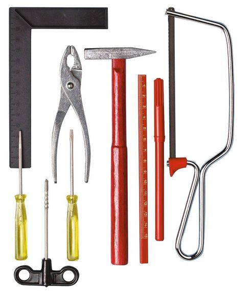 PEBARO 942 - Werkzeug-Set in Polybeutel, 9 Teile, Starter-Set