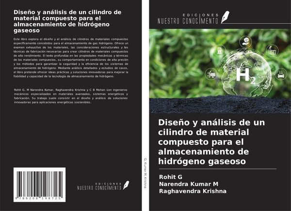 Produktbild: Dise&ntilde;o y an&aacute;lisis de un cilindro de material compuesto para el almacenamiento de hidr&oacute;geno gaseoso