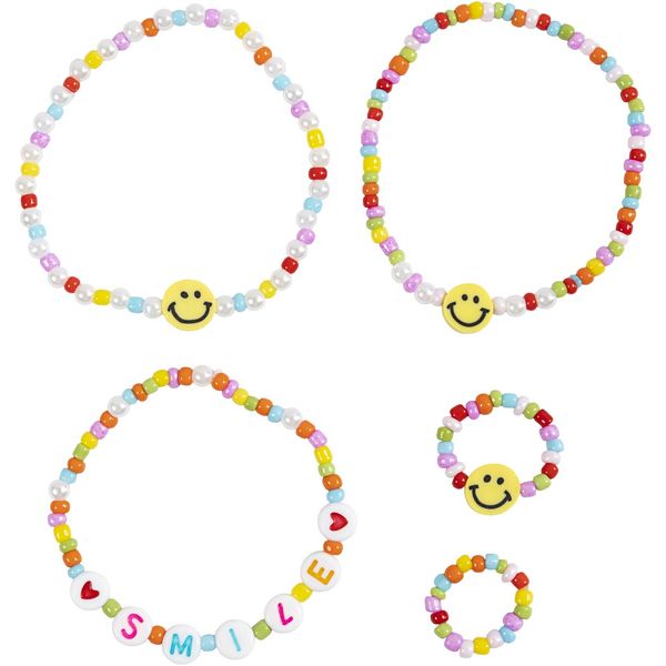 Produktbild: Creativ Company DIY Sets Beads Mini Kreativ Set Schmuck, Armband und Fingerring, Kreativ Box