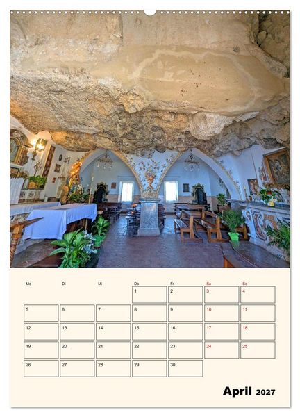 Produktbild: Taormina - &Auml;tna, Meer und antike Steine (Wandkalender 2027 DIN A2 hoch), CALVENDO Monatskalender