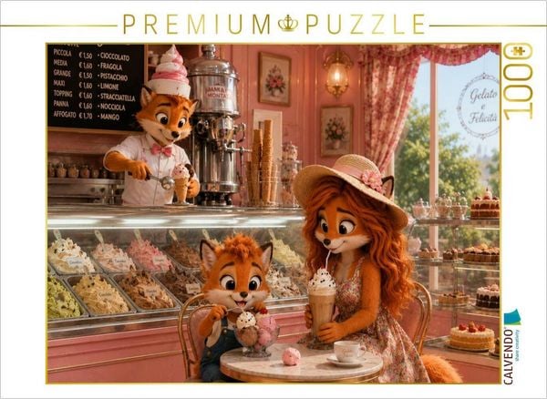 CALVENDO Puzzle Das beste Eis der Stadt | 1000 Teile Lege-Größe 64 × 48 cm Foto-Puzzle für glückliche Stunden
