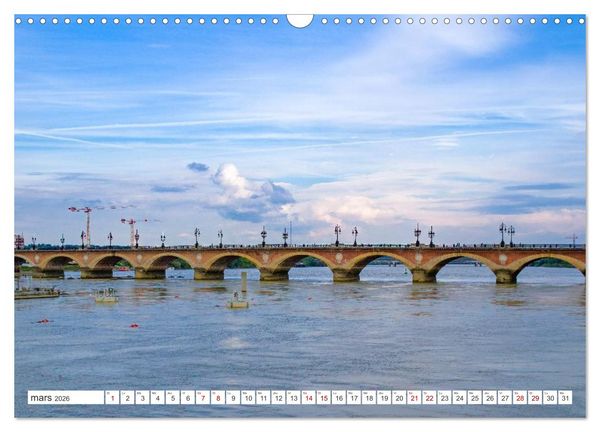 Produktbild: D&eacute;couvrir la r&eacute;gion Nouvelle-Aquitaine (Calendrier mural 2026 DIN A3 vertical), CALVENDO calendrier mensuel