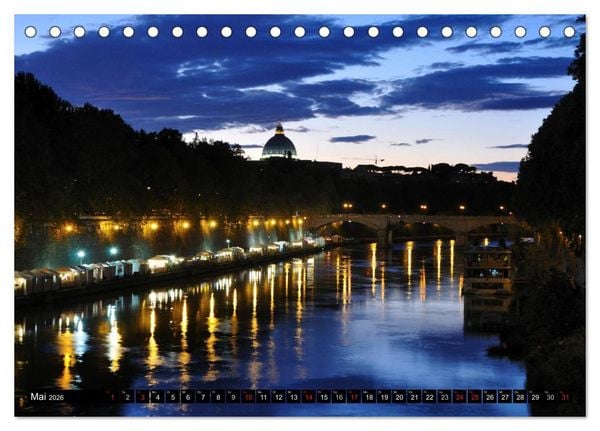 Produktbild: Spaziergang durch Rom (Tischkalender 2026 DIN A5 quer), CALVENDO Monatskalender
