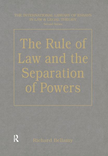 Produktbild: The Rule of Law and the Separation of Powers