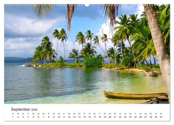 Produktbild: Panama - Traumhafte Str&auml;nde und St&auml;dte. (Wandkalender 2026 DIN A2 quer), CALVENDO Monatskalender