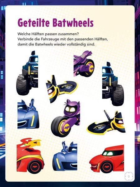 Produktbild: DC Batwheels: Stickerabenteuer in Gotham City