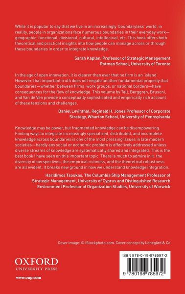 Produktbild: Managing Knowledge Integration Across Boundaries