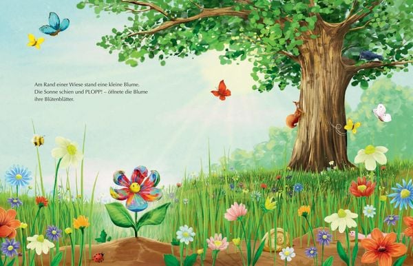 Produktbild: Die kleine Glitzerblume. Bilderbuch