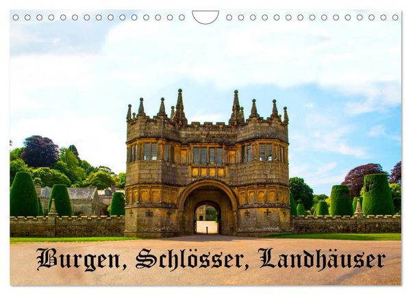 Produktbild: Burgen, Schl&ouml;sser, Landh&auml;user (Wandkalender 2026 DIN A4 quer), CALVENDO Monatskalender