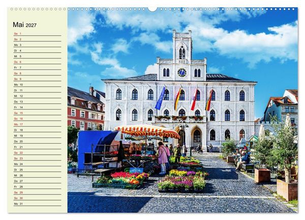 Produktbild: Weimar - Mit Plan durch das Jahr (hochwertiger Premium Wandkalender 2027 DIN A2 quer), Kunstdruck in Hochglanz